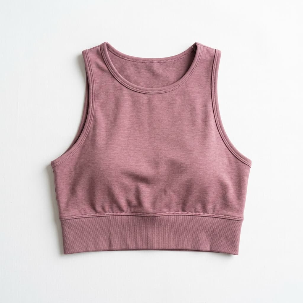 Mauve Power Crop Top