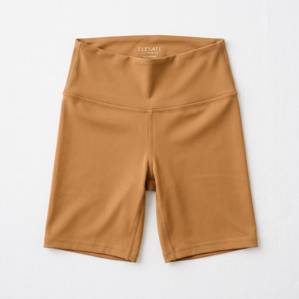 Caramel Biker Shorts